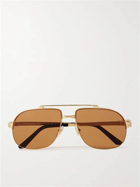 cartier santos aviator sunglasses.